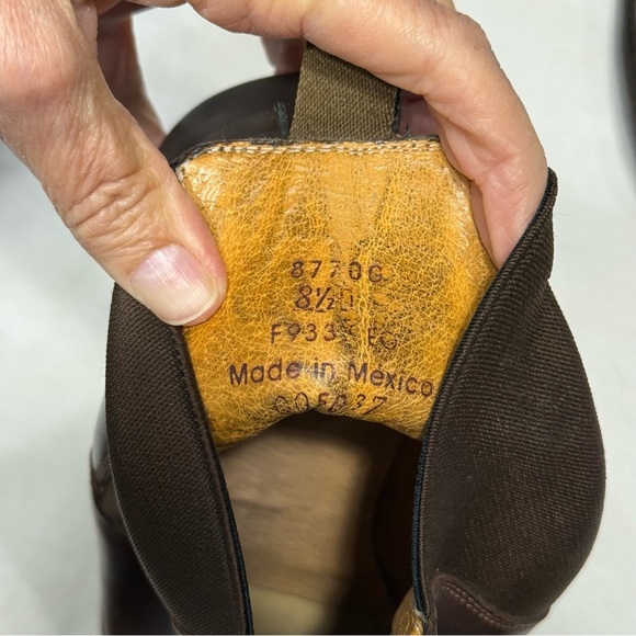 Frye Chelsea Dark Brown Leather Ankle Boots - Picture 7 of 14